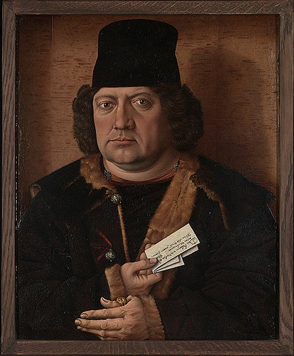 Мастер «Портрета Момауэра». «Портрет Александра Момауэра», предположительно 1464–1488 годы. До реставрации