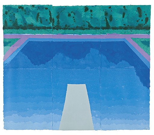 Дэвид Хокни. «Осенний бассейн (Бумажный бассейн 29)», 1978. Phillips de Pury &amp; Company, эстимейт &amp;#163;0,7–1 млн