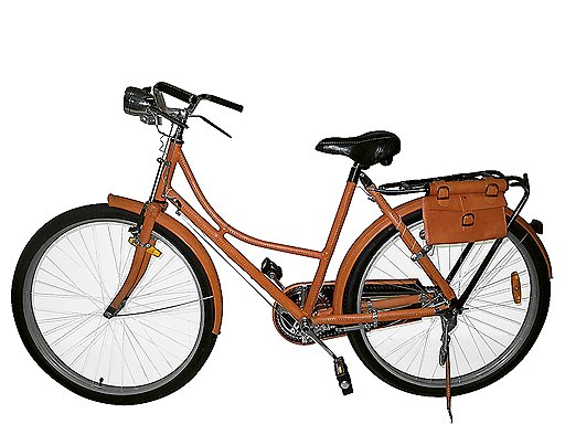 Велосипед, обтянутый кожей, SOL &amp; LUNA