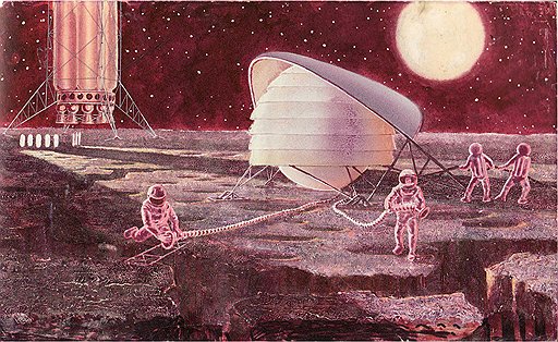 Андрей Соколов. &quot;Лунная электростанция&quot;, 1967 год. &quot;Вселенная. Искусство и мечта&quot;