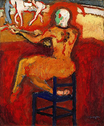 Кес ван Донген. «Красный клоун», около 1905–1906 годов. Картон, масло. Sotheby’s, эстимейт &amp;#163;1,8–2,5 млн
