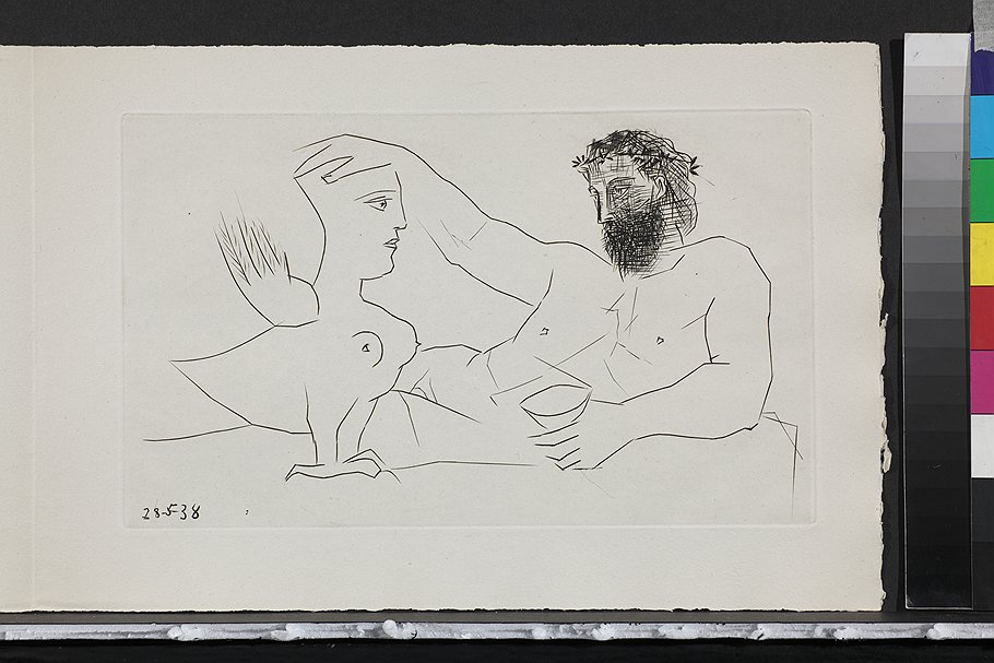 Пабло Пикассо. Иллюстрации к &quot;Неведомому шедевру&quot; Оноре де Бальзака, 1931 год 