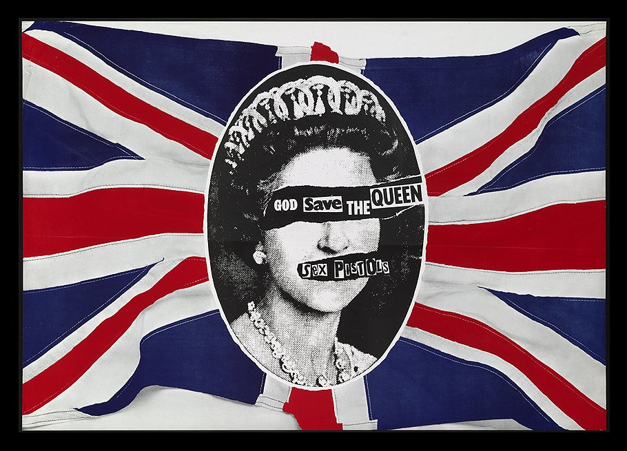 Джейми Рейд. Постер Sex Pistols, 1977 год