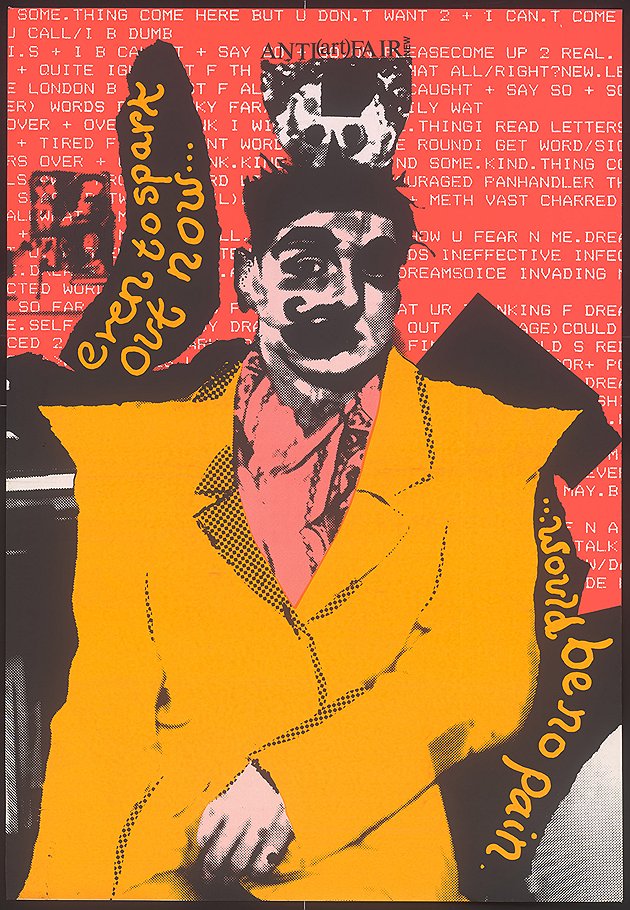 Джон Мейбери. Постер Anti-Art Fair, 1986 год 