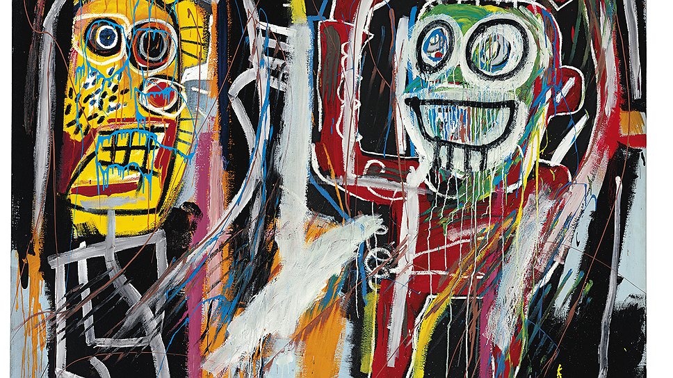 Жан-Мишель Баскья. «Затуманенные головы», 1982 год,
Christie’s, эстимейт $25–35 млн