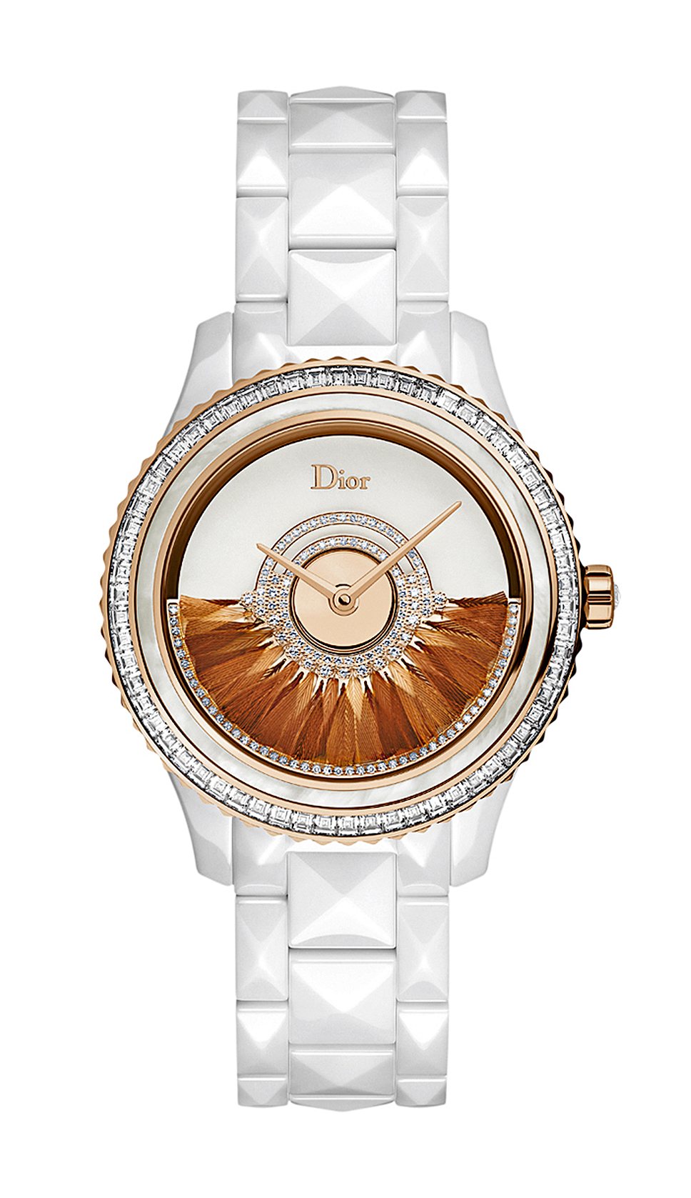 Часы Dior Dior VII Grand
Bal Plume Pink Gold &amp;
White Ceramic 38 mm
