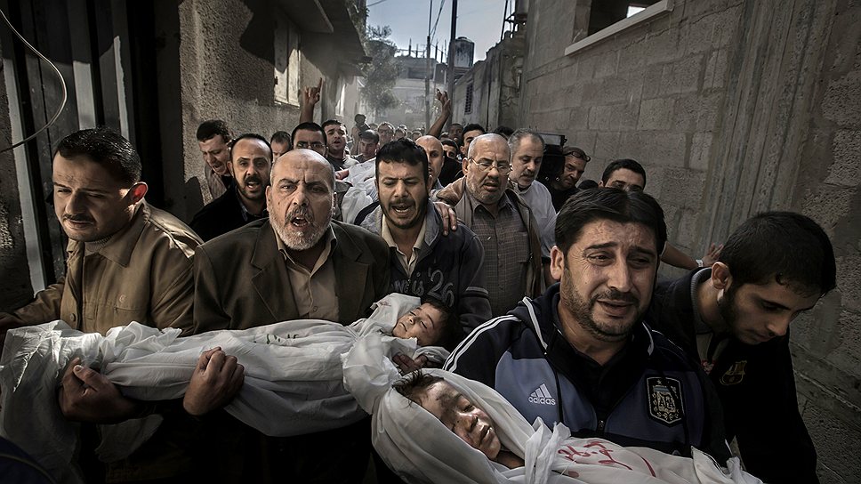Пол Хансен. «Похороны в Газе», Палестина