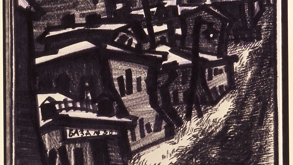 «База № 30. Московский nночной пейзаж», 1968 год