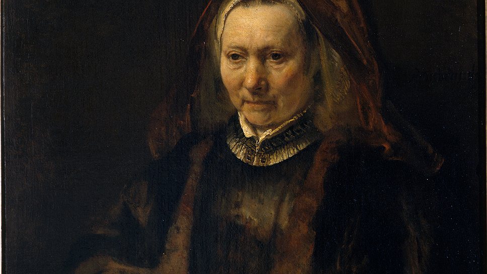 Рембрандт Харменс ван Рейн. «Портрет пожилой женщины», 1650-е годы