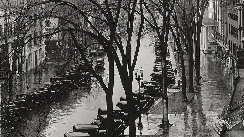 Главная улица, Саратога-Спрингс, штат Нью-Йорк. 1931 год