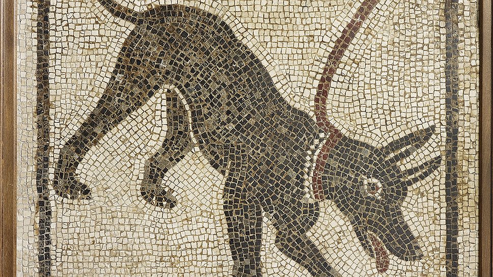 &quot;Сторожевая собака&quot;, мозаика, I век н. э. 
