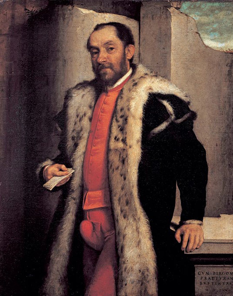 Джованни Баттиста Морони. &quot;Портрет Антонио Навагеро&quot;, 1565 год 
