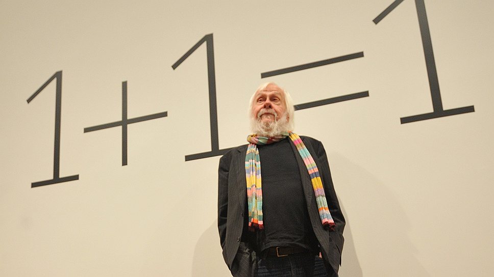 Художник-концептуалист Джон Балдессари на открытии своей выставки &quot;1+1=1&quot; в &quot;Гараже&quot;