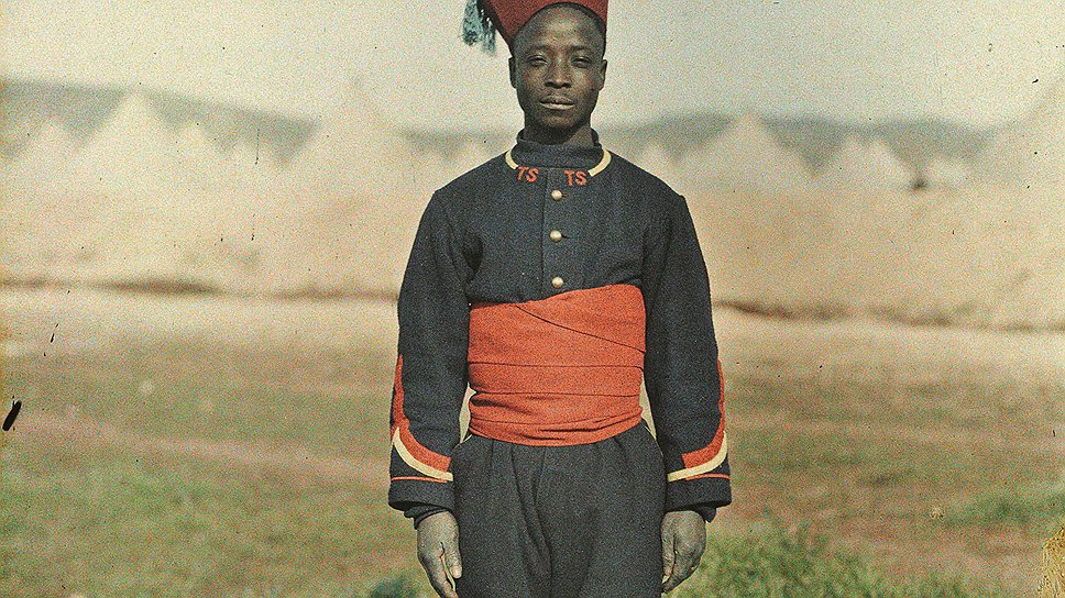 Стефан Пассет, Марокко, Фес. «Портрет сенегальского стрелка», январь 1913 года