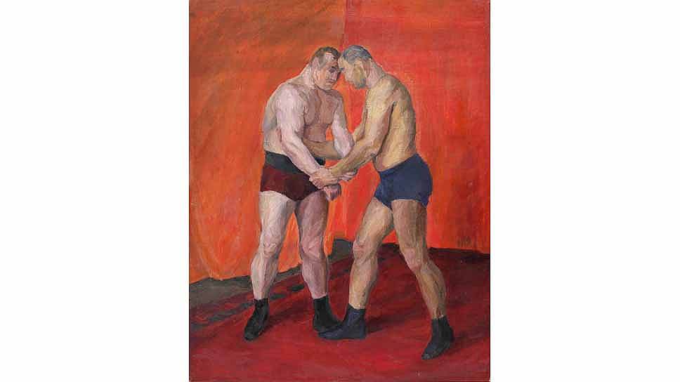 Ольга Ваулина. "Борьба", 1930-е годы. "Советский спорт" в ГУМе 