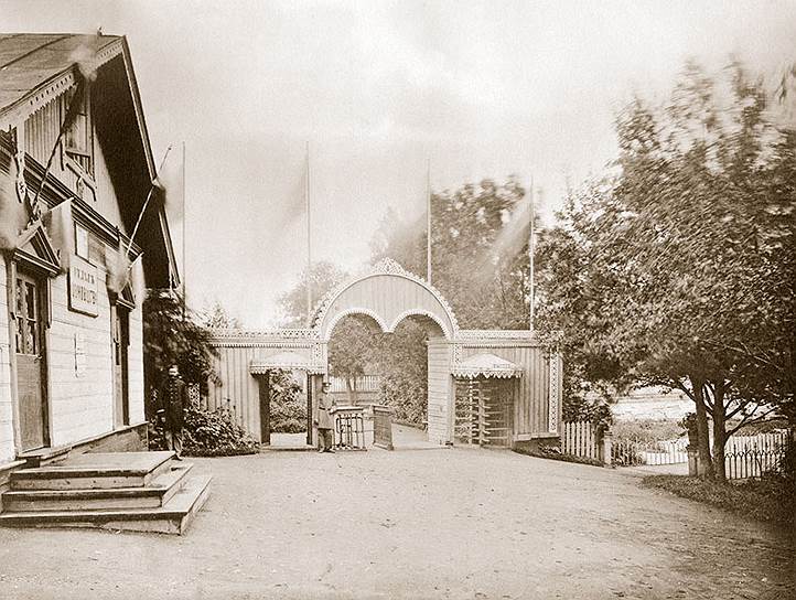 Первый вход в зоопарк, 1864 год