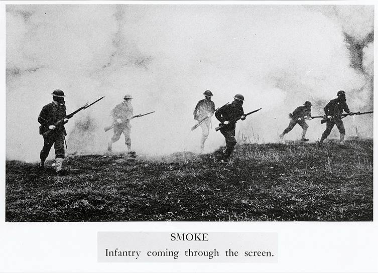 &quot;Газовая атака. Солдаты, выходящие из дыма&quot;, 1915 года