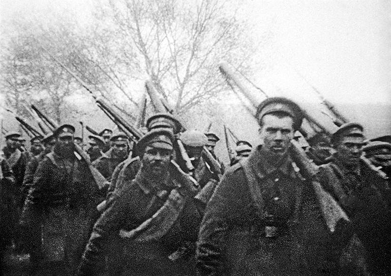 Отправка солдат на фронт, 24 октября 1914 года