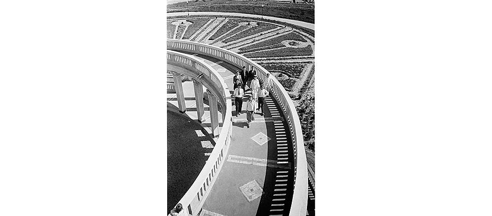 Виадук Северного речного вокзала, канал Москва—Волга, 1939 год