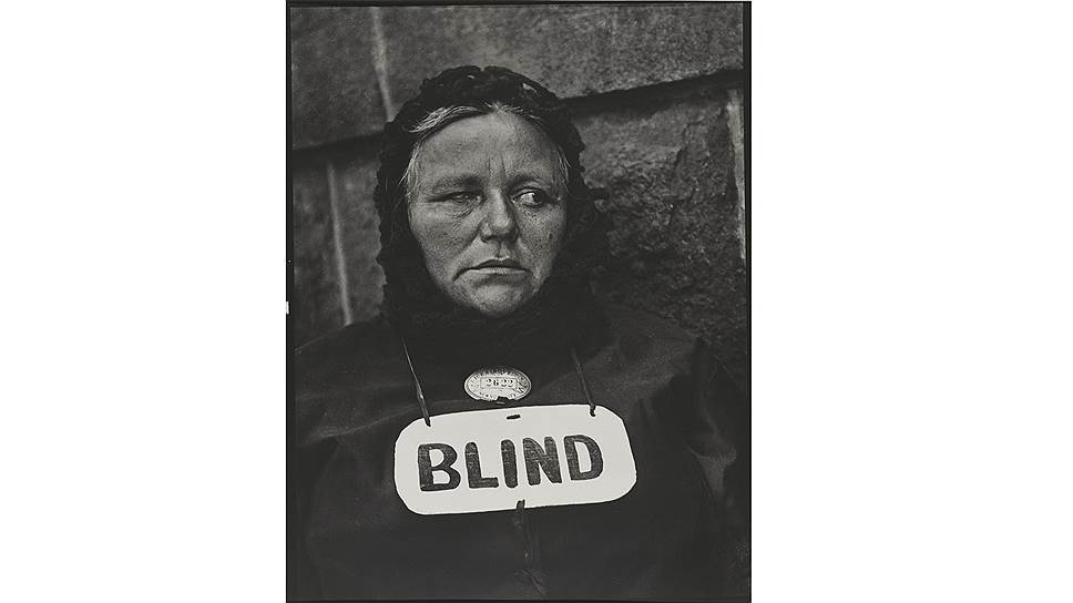 &amp;quot;Слепая женщина&amp;quot;, Нью-Йорк, 1916 год 
