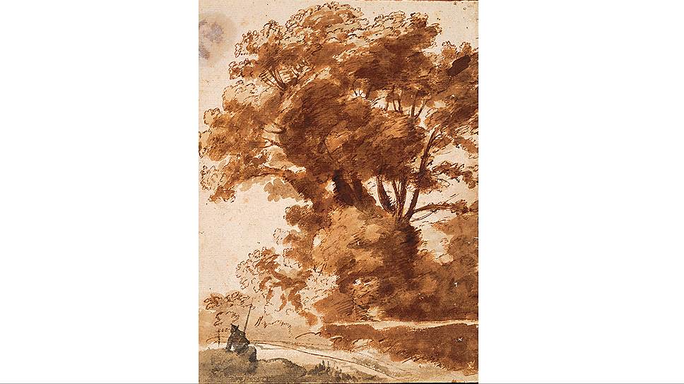 Клод Лоррен. «Группа деревьев с отдыхающим пастухом»,
конец 1630-х годов