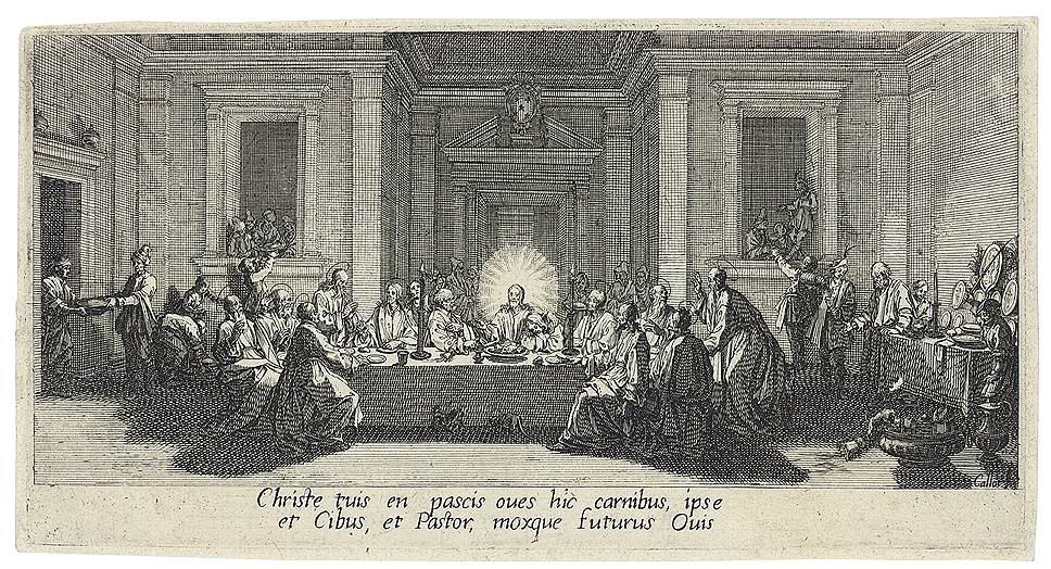 &quot;Тайная вечеря&quot;, 1618 год. Из серии &quot;Большие Страсти&quot; 