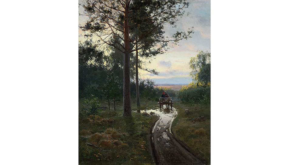 Николай Клодт фон Юргенсбург. &amp;quot;На лесной дороге&amp;quot;, 1860-е годы 
