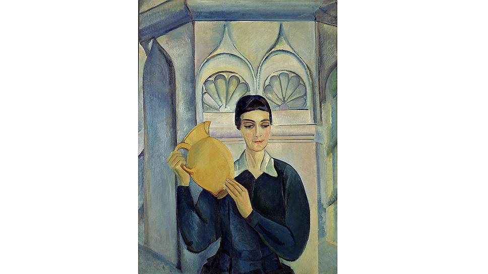 «Портрет художницы Е.М. Бебутовой (с кувшином)», 1922 год