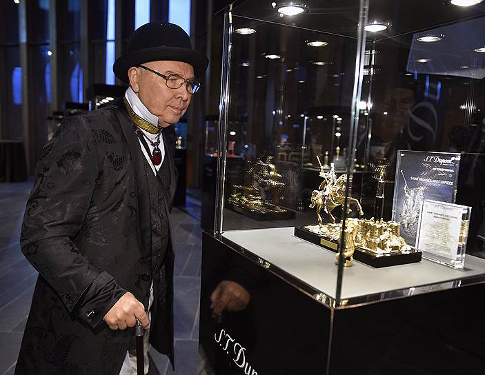 Модельер Вячеслав Зайцев на церемонии вручения премии журнала GQ «Человек года» в концертном зале «Барвиха Luxury Village»