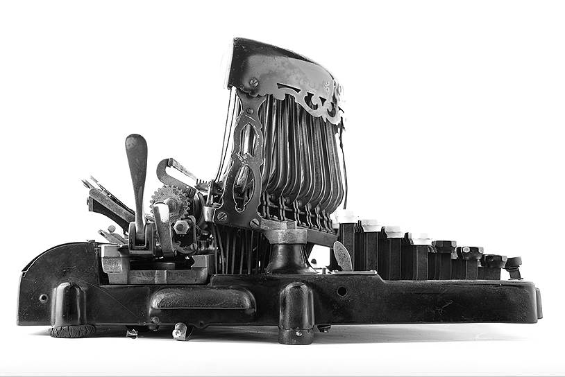 Печатная машинка из собрания Политехнического музея.