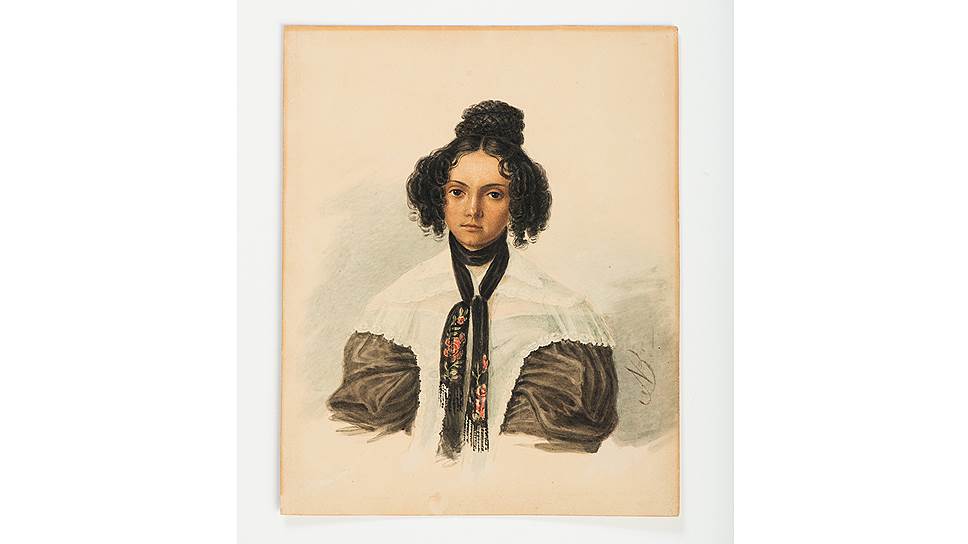 Николай Бестужев. &quot;Портрет княгини Марии Волконской&quot;, 1837 год 