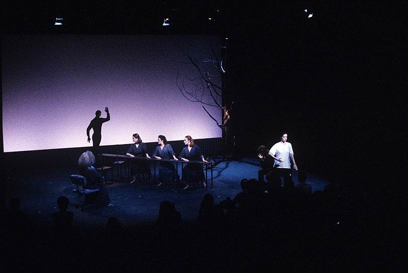 &quot;Гамлет-машина&quot;, режиссер Роберт Уилсон, Нью-Йоркский университет, 1986 год 
