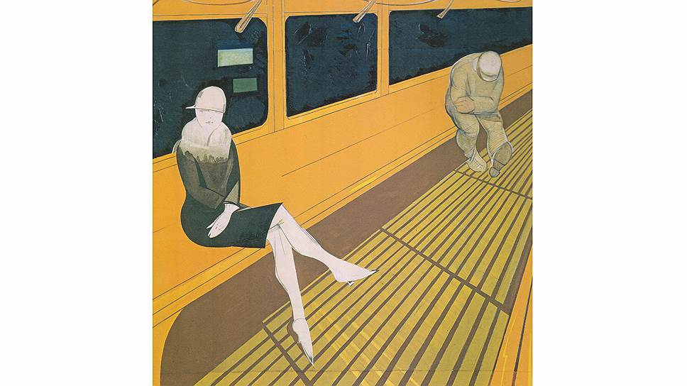 Израиль Лизак. &quot;Ночной трамвай&quot;, 1929 год 
