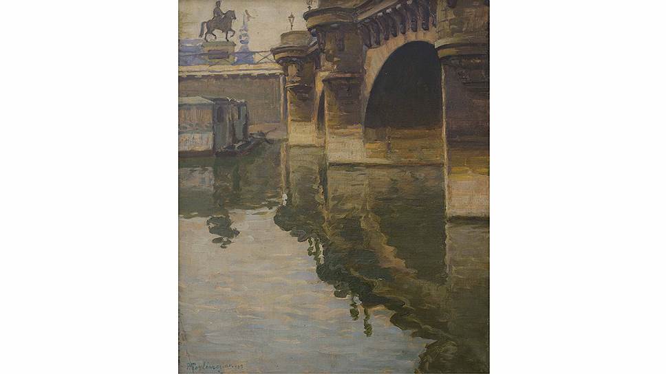 Фанос Терлемезян. «Новый мост, Париж», 1909 год 
