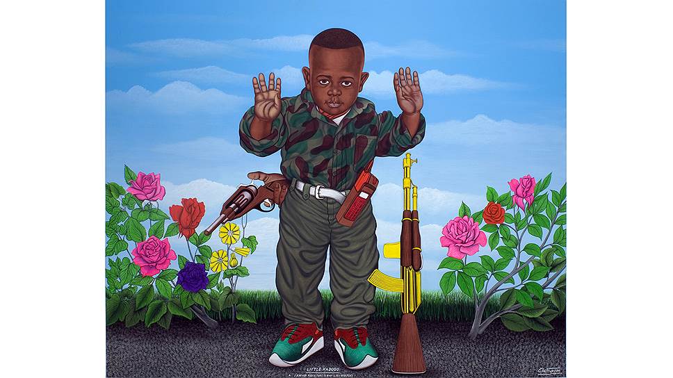 Шери Самба. «Малыш Кадого: я за мир, поэтому я люблю оружие», 2004 год