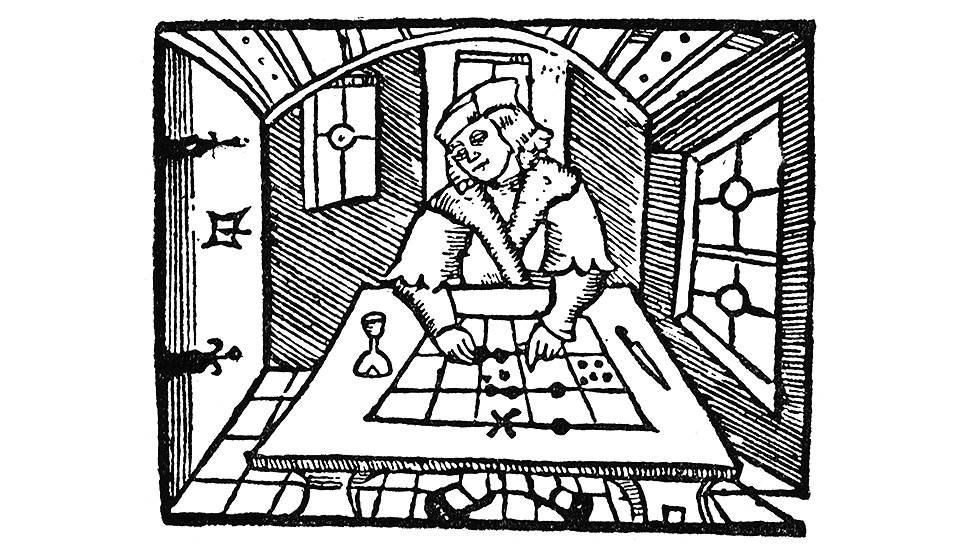 Адам Ризе. «Счет на линиях», 1518 год 