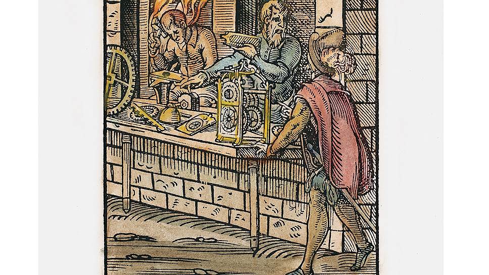 Йост Амман. «Часовщик», 1568 год 