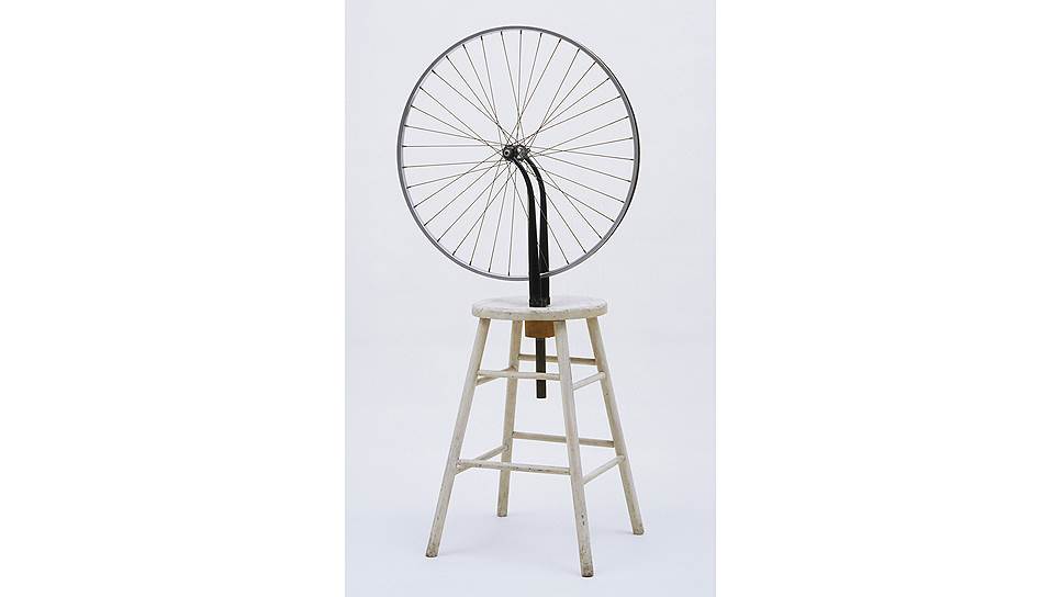 Марсель Дюшан. «Велосипедное колесо», 1951 год 
