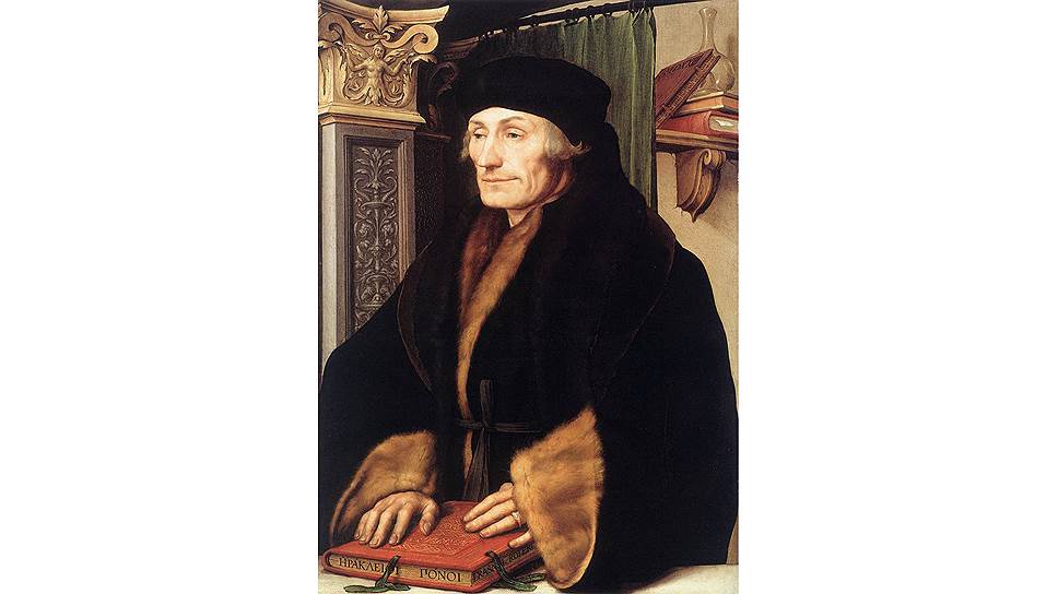 Ганс Гольбейн Младший. «Эразм Роттердамский», 1523 год 
