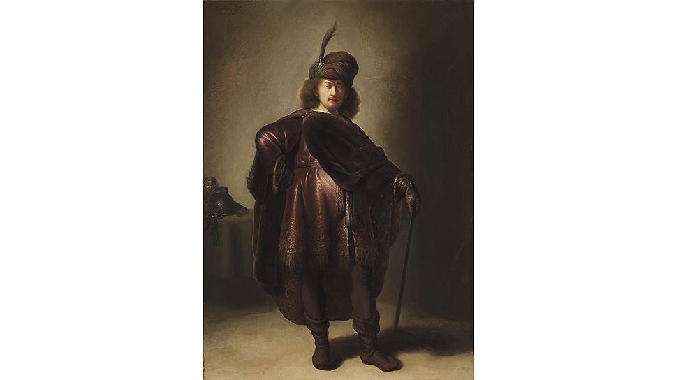 Изак де Яудервилле. «Портрет Рембрандта в восточном одеянии», около 1631
