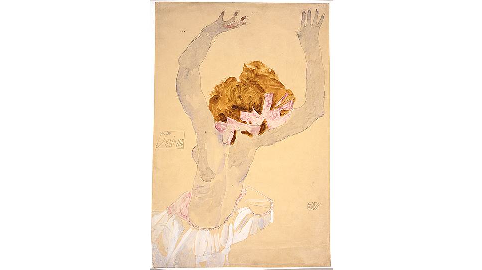 Эгон Шиле. «Слепая женщина», 1911