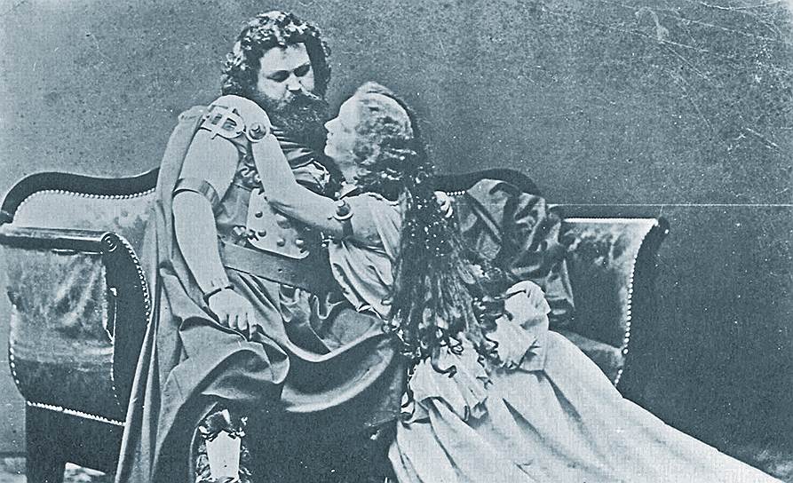 Людвиг и Мальвина Шнорр фон Карольсфельд в опере «Тристан и Изольда», 1865 год