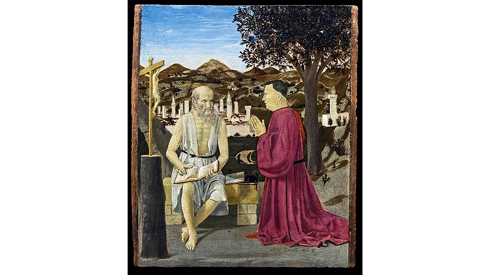 «Святой Иероним с донатором Джироламо Амади», 1450