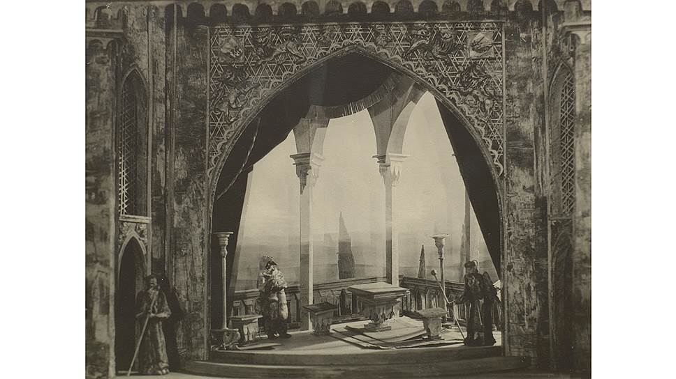 Исаак Рабинович. Макет декораций к спектаклю «Принц Реубейни», 1946