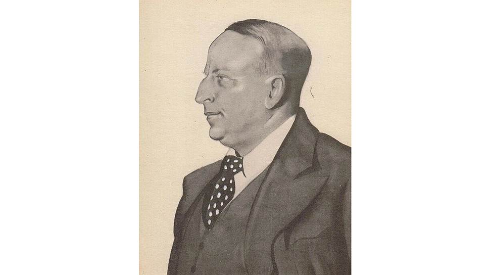 Николай Акимов. «Портрет Евгения Шварца», 1938