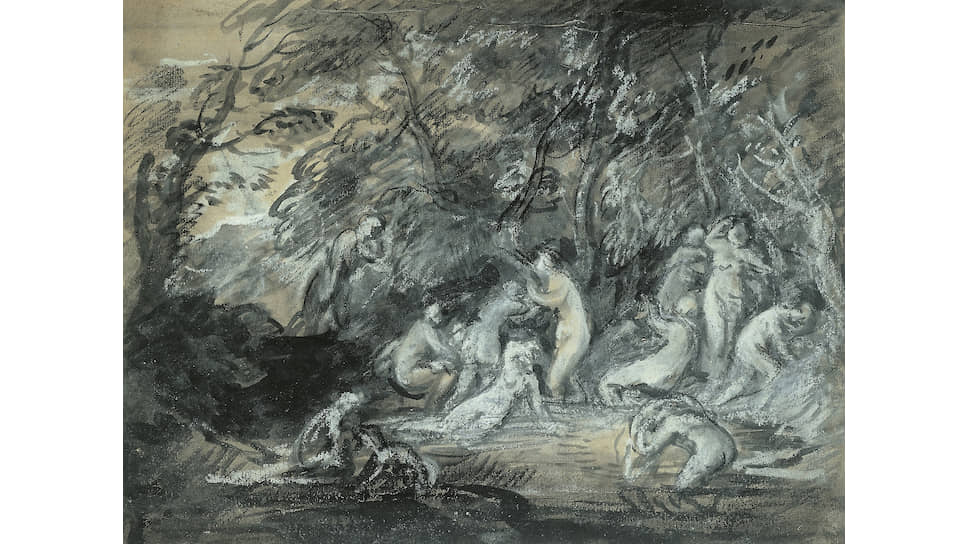 «Диана и Актеон. Эскиз», около 1784