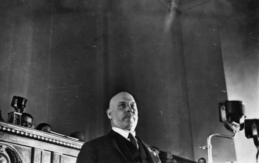 Демьян Бедный на II Всесоюзном съезде колхозников-ударников, 1935