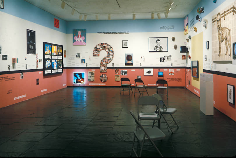 Group Material. «СПИД: хронология». Инсталляция на Биеннале Уитни, 1990