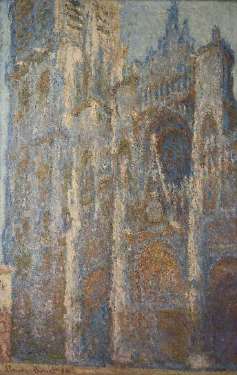 Клод Моне. «Руанский собор в полдень (Портал и башня д’Албань)», 1893–1894
