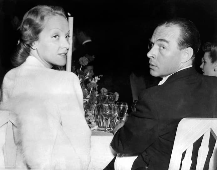Эрих Мария Ремарк и Марлен Дитрих, 1939